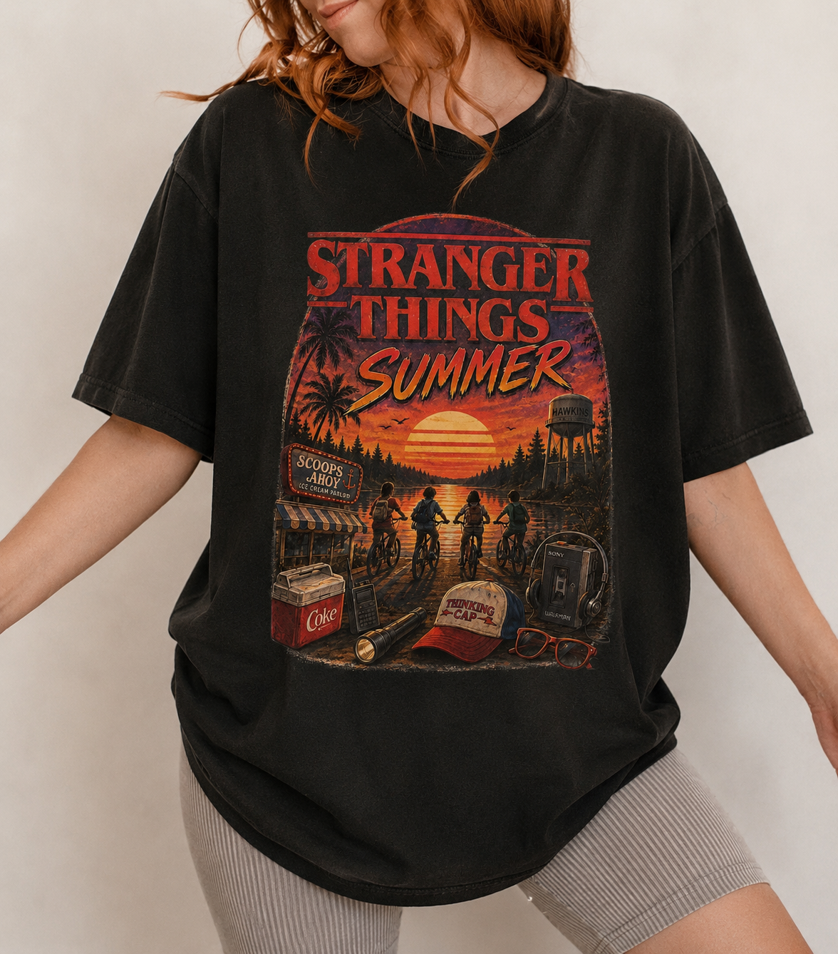 Comfort Colors | Adult Unisex | Stranger Things Summer Adventure 80’s Inspired T-shirt | Slasher Summer | Summerween