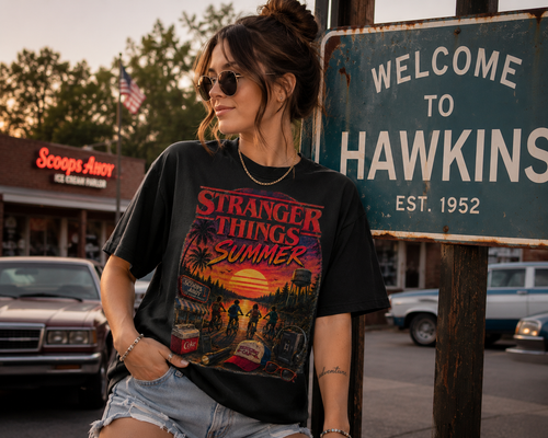 Comfort Colors | Adult Unisex | Stranger Things Summer Adventure 80’s Inspired T-shirt | Slasher Summer | Summerween