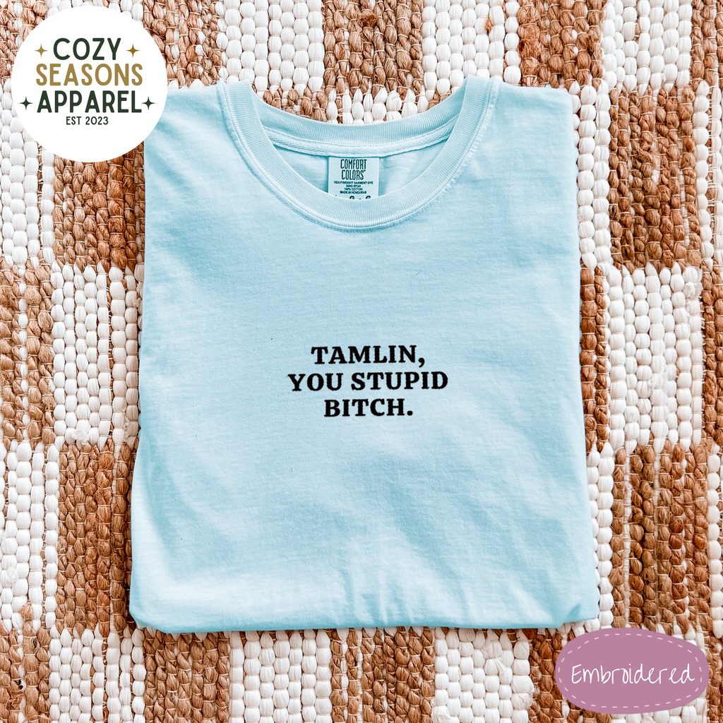 Embroidered Comfort Colors ACOTAR Tamlin Funny Book Shirt