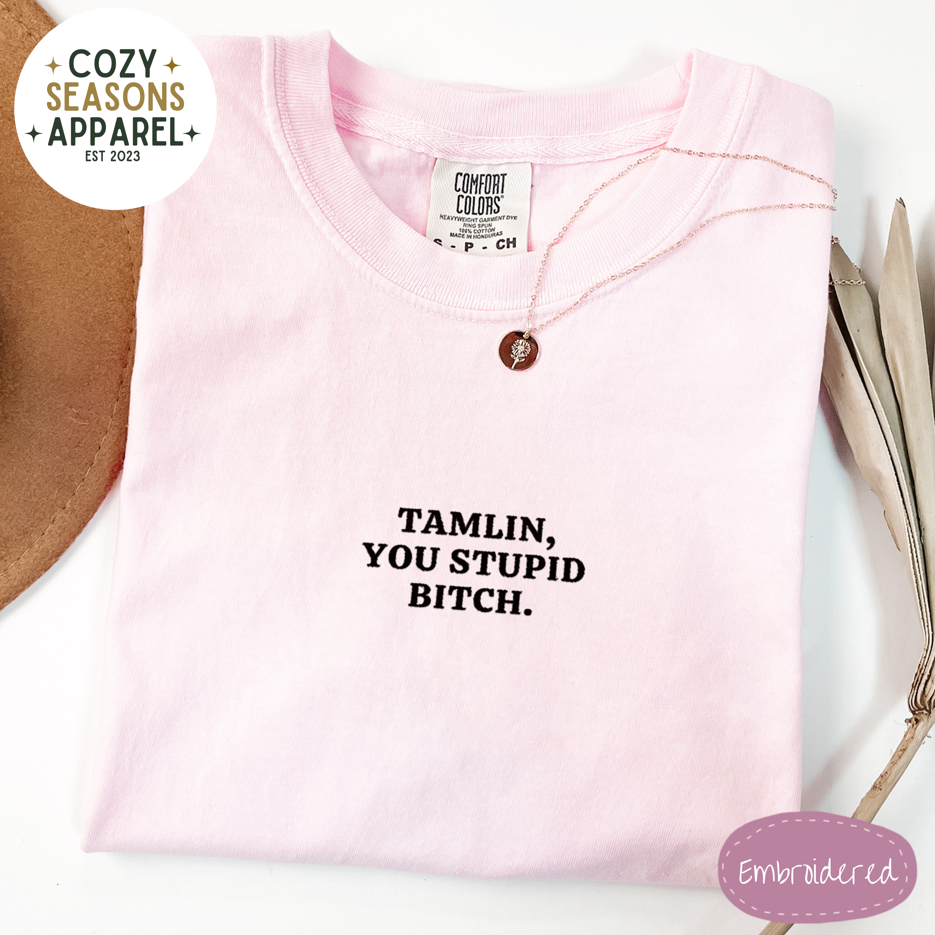 Embroidered Comfort Colors ACOTAR Tamlin Funny Book Shirt