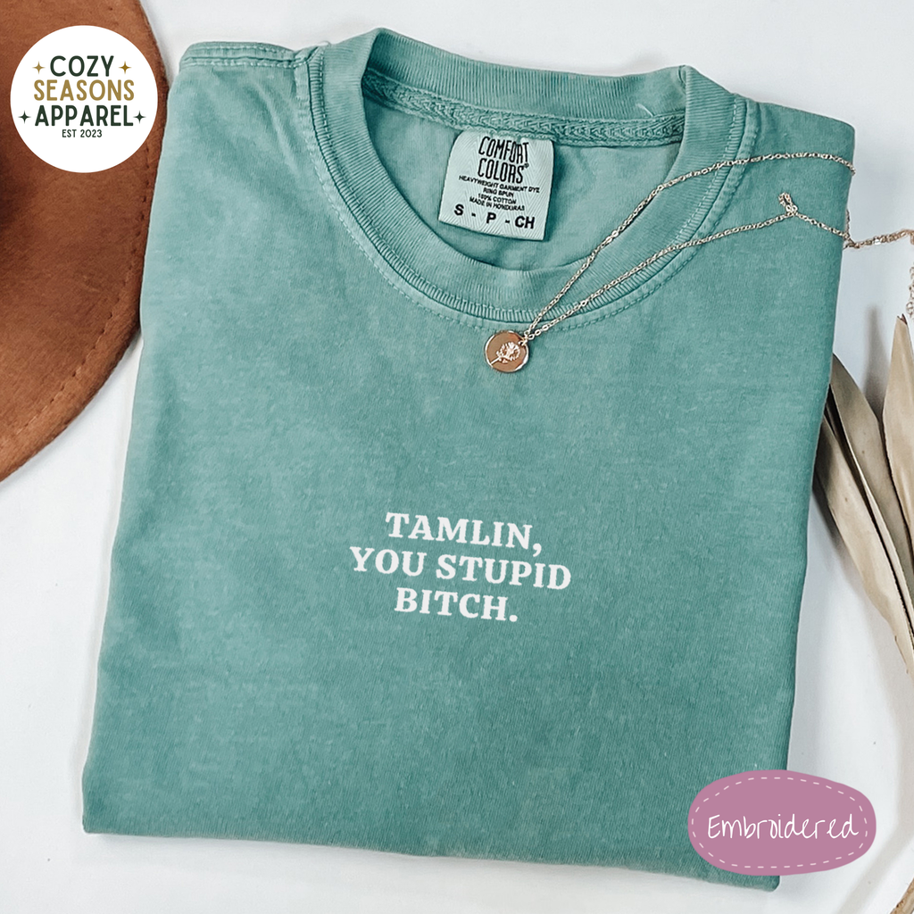 Embroidered Comfort Colors ACOTAR Tamlin Funny Book Shirt