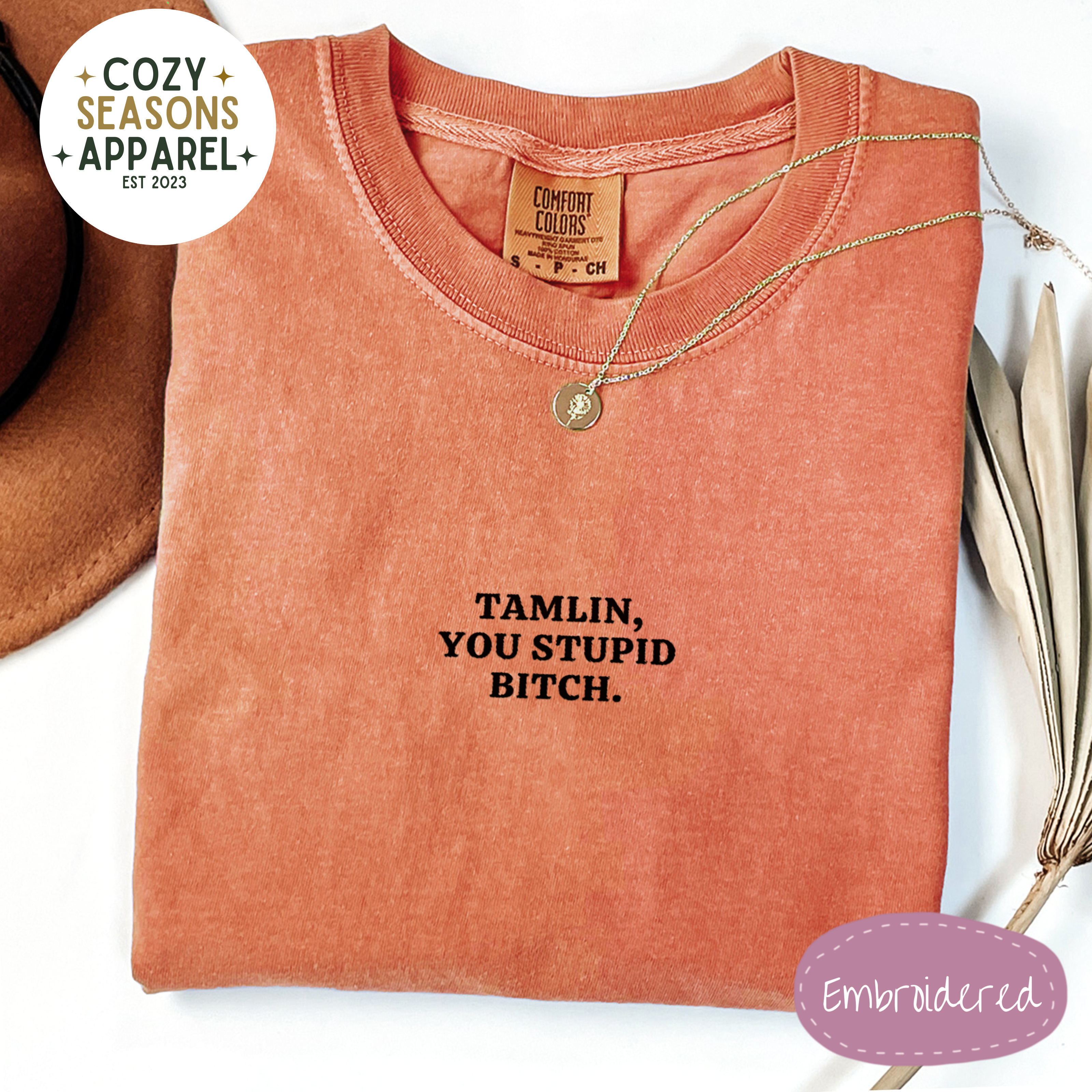 Embroidered Comfort Colors ACOTAR Tamlin Funny Book Shirt