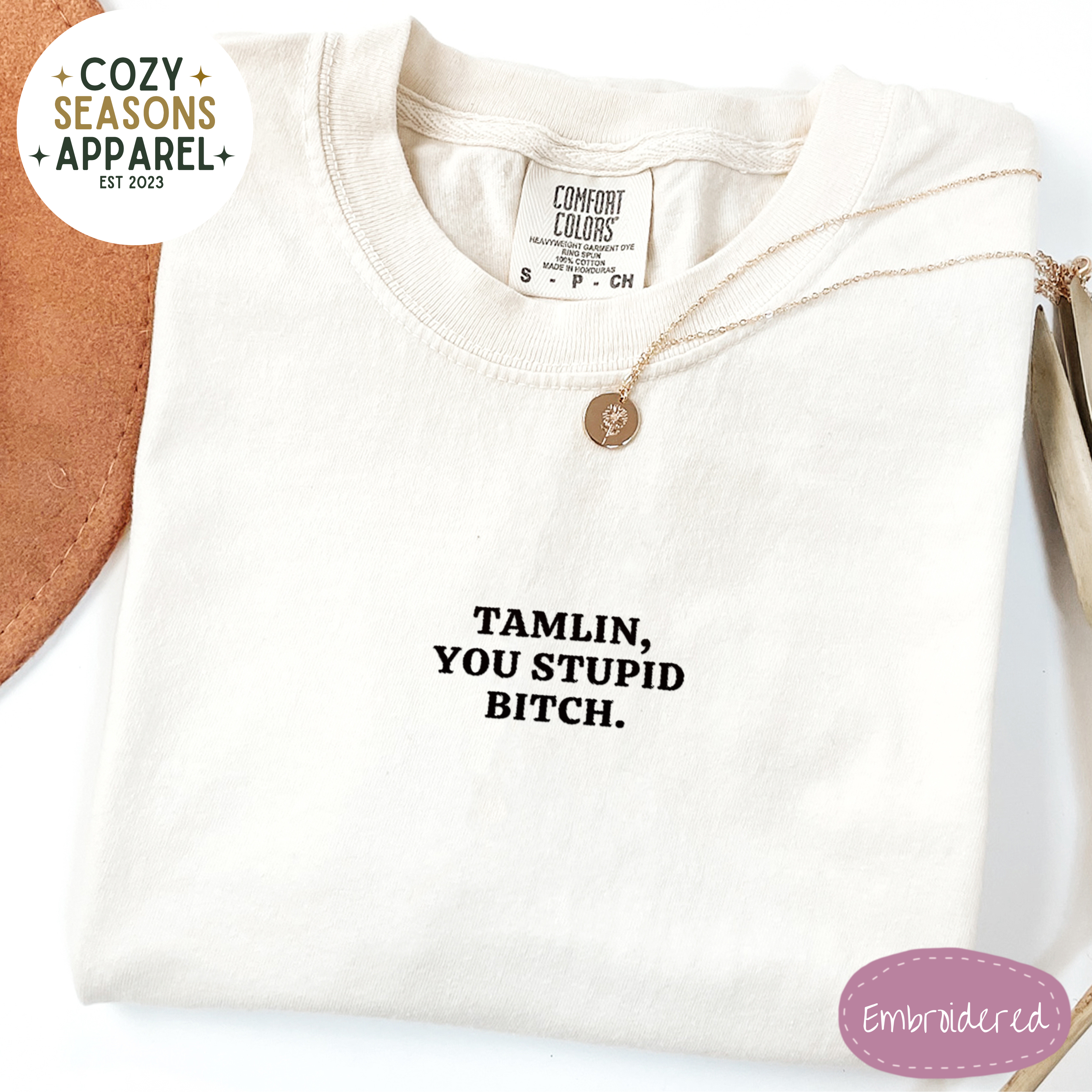 Embroidered Comfort Colors ACOTAR Tamlin Funny Book Shirt