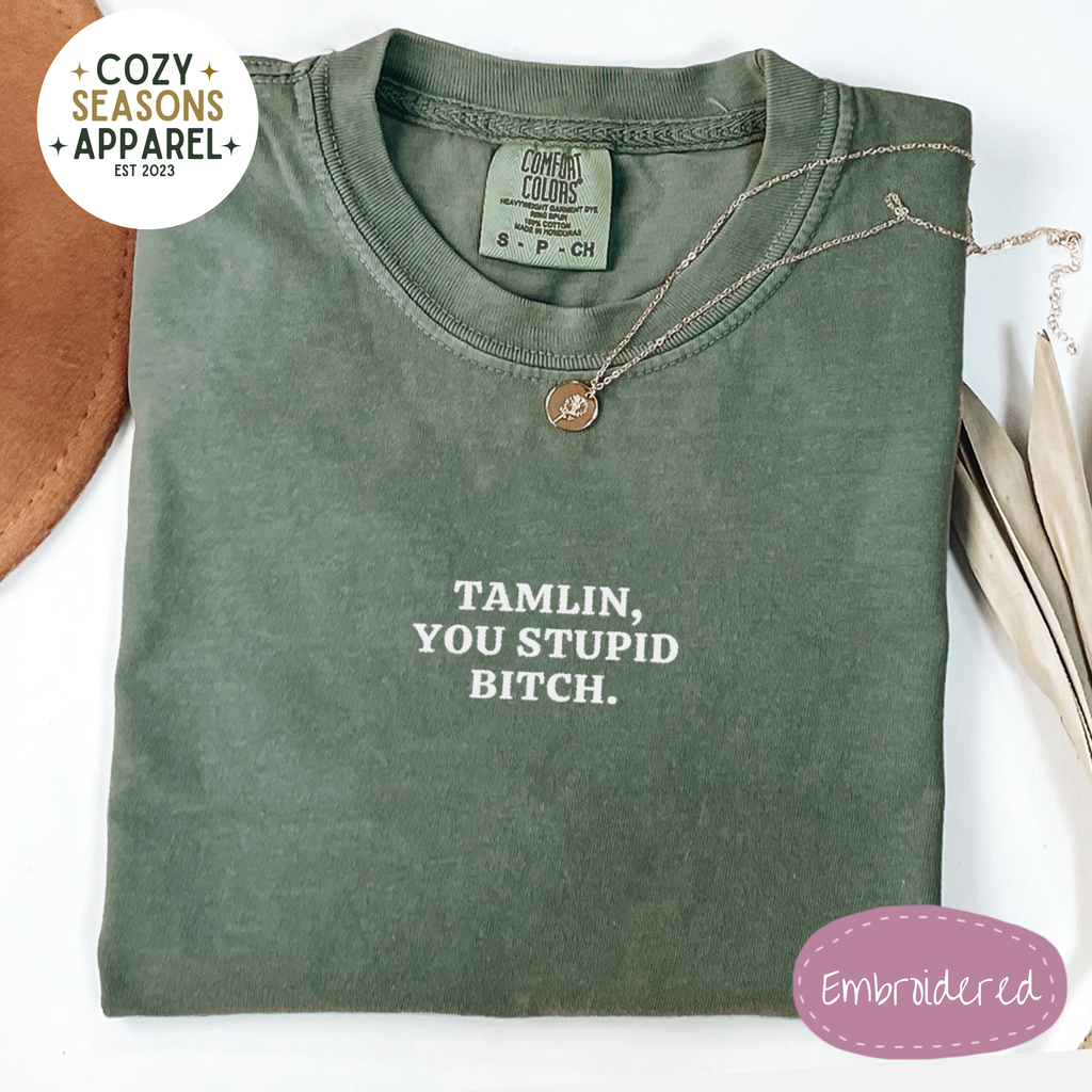 Embroidered Comfort Colors ACOTAR Tamlin Funny Book Shirt