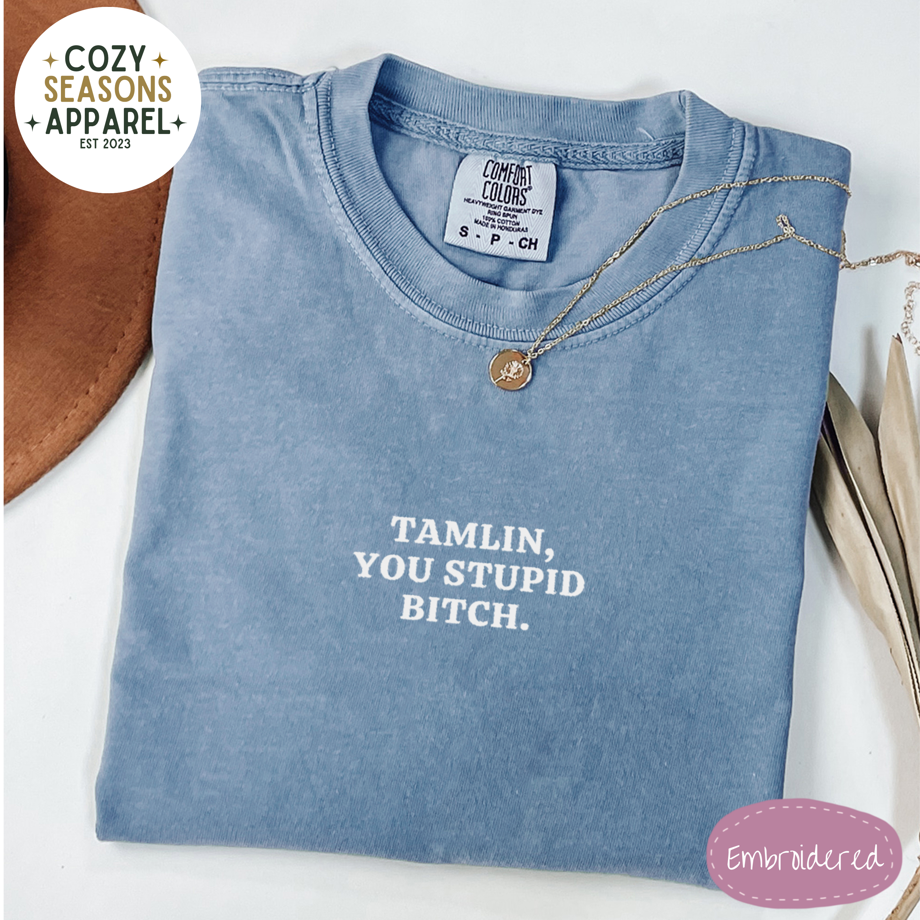 Embroidered Comfort Colors ACOTAR Tamlin Funny Book Shirt