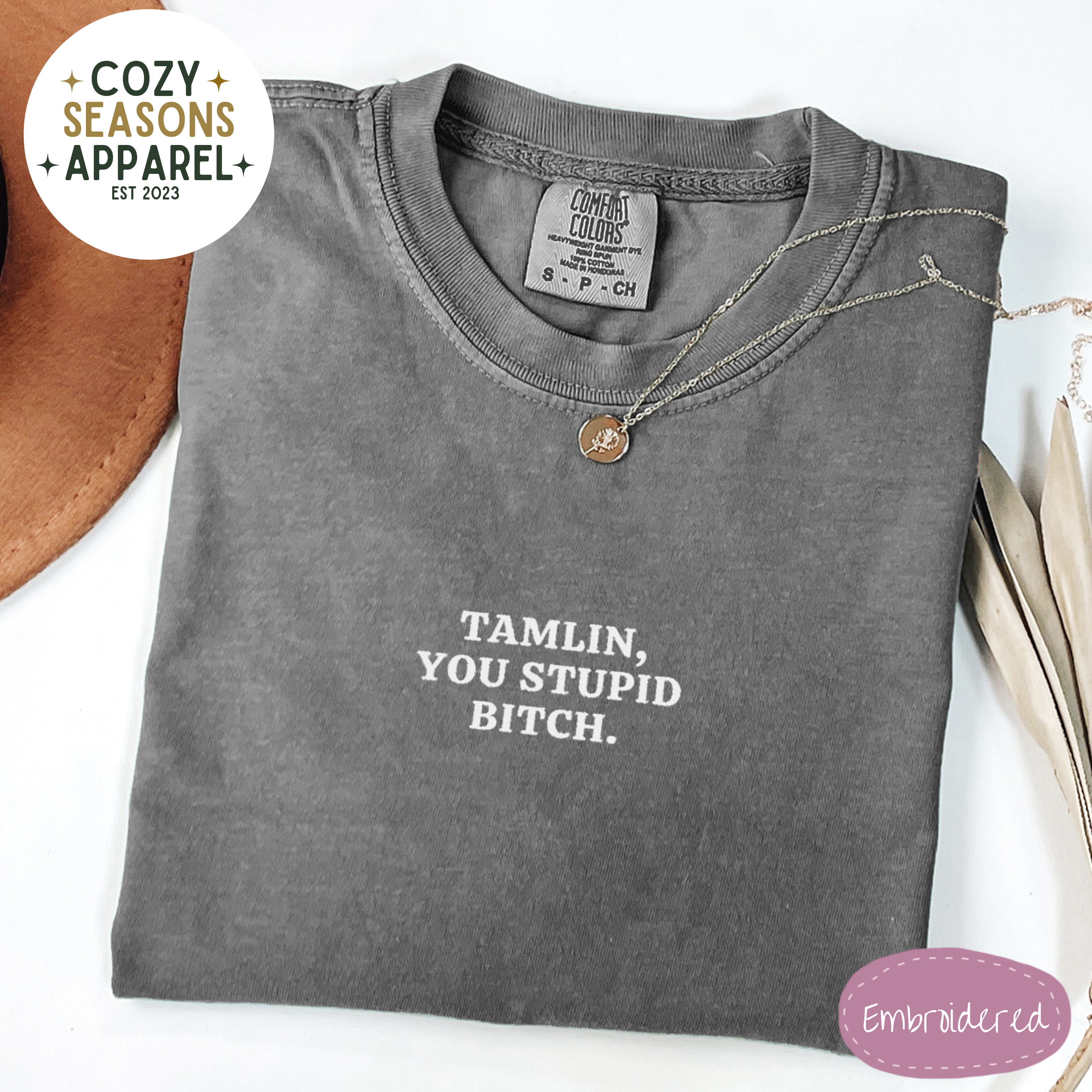 Embroidered Comfort Colors ACOTAR Tamlin Funny Book Shirt
