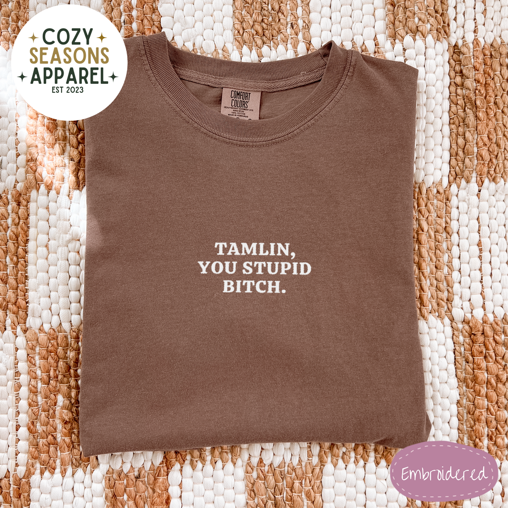 Embroidered Comfort Colors ACOTAR Tamlin Funny Book Shirt