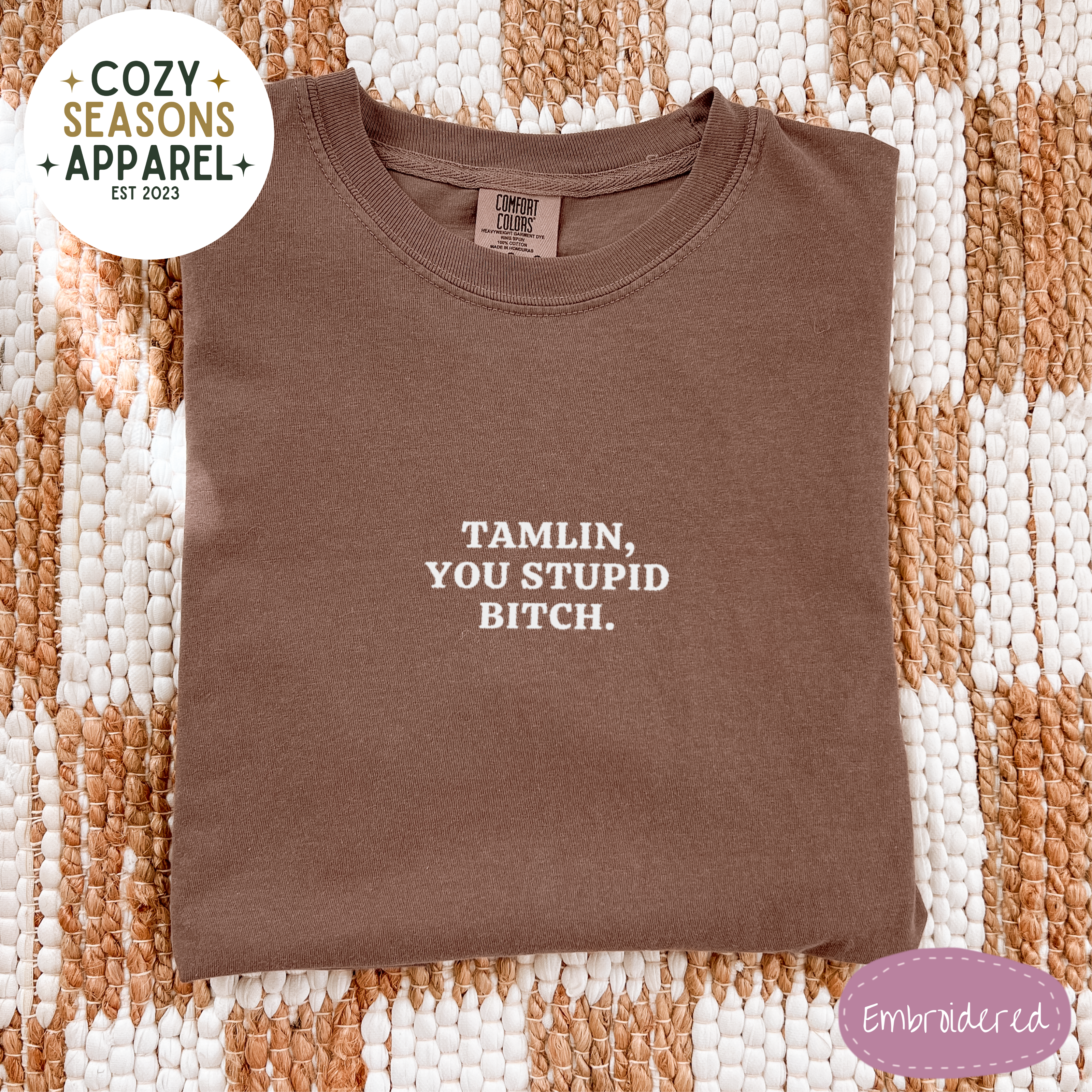 Embroidered Comfort Colors ACOTAR Tamlin Funny Book Shirt