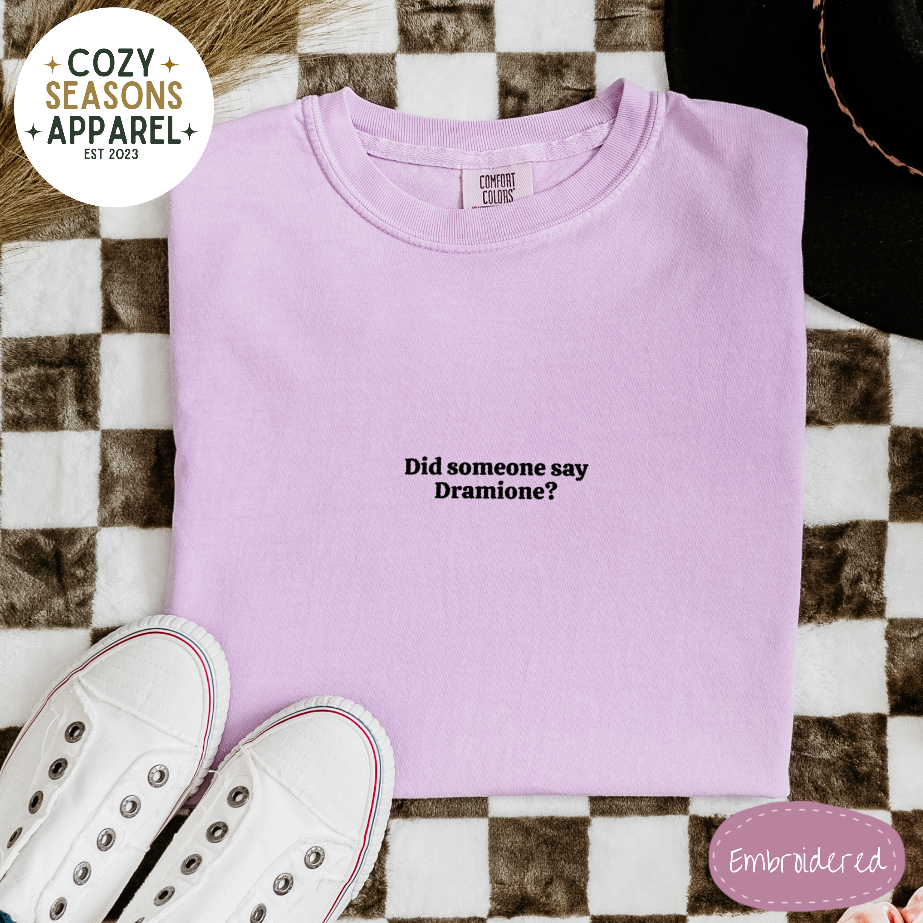 Embroidered Comfort Colors Shirt - Dramione Fanfic